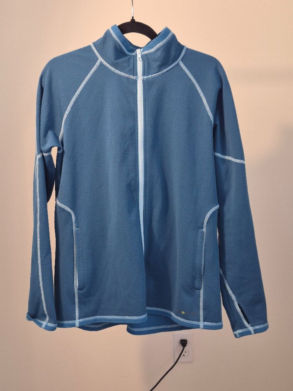 ExOfficio Mens Jacke L Blue Full Zip Performance Fleece M2072-3359 Hiking